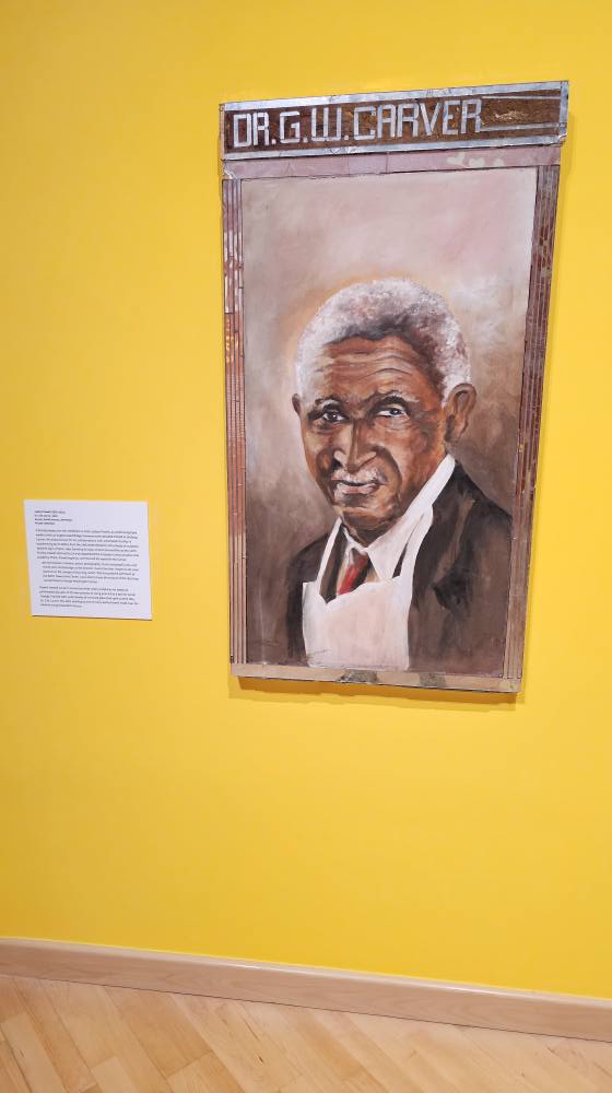 NewBlackMan's tweet photo. #GeorgeWashingtonCarver at the California African American Museum
#BluPhi
#BlackHistoryMonth https://t.co/5dpzokEAUn