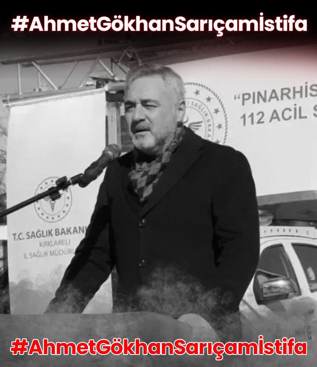 #AhmetGökhanSarıçamİstifa