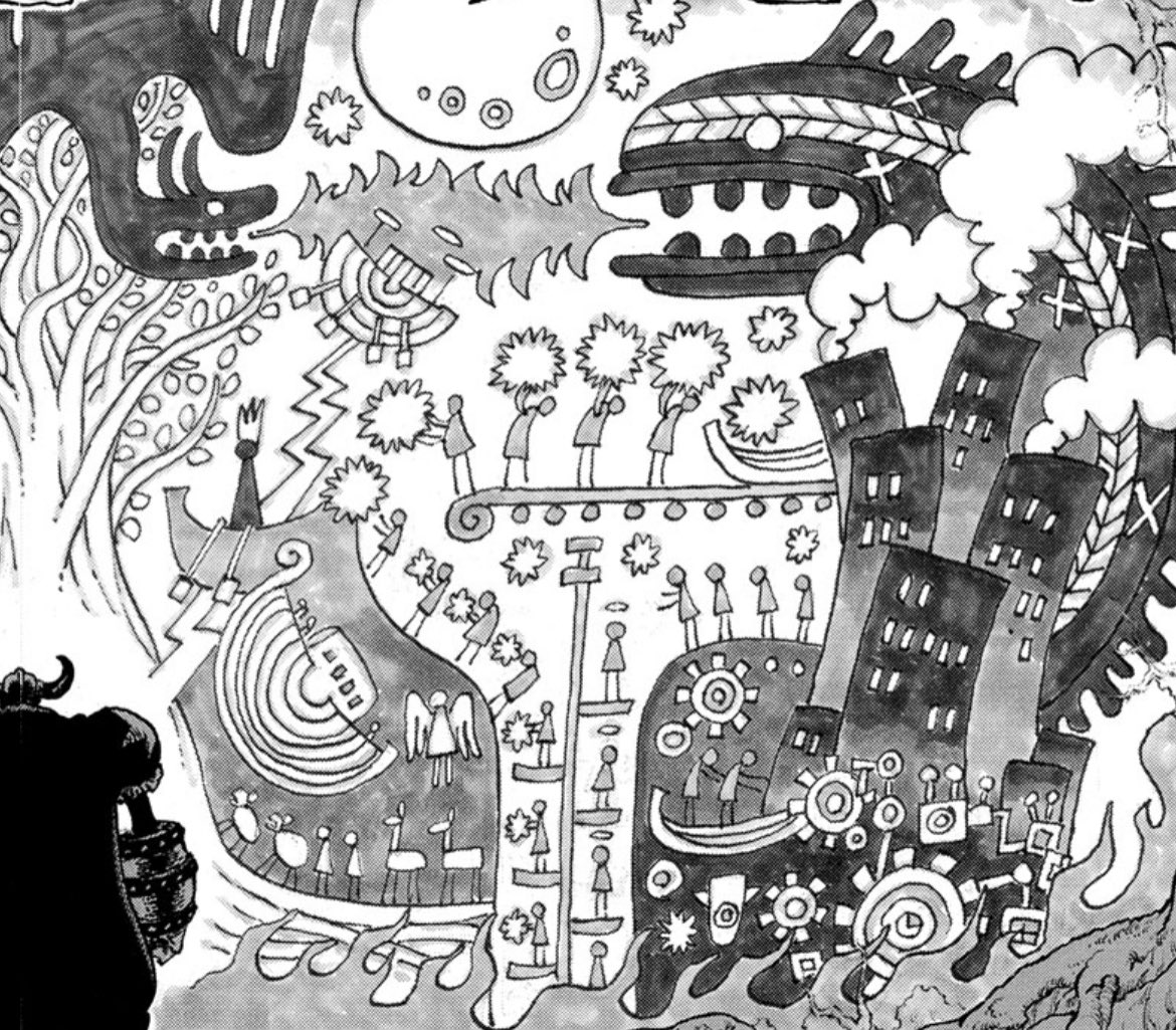 #ONEPIECE Theory 🔅🌏💫:

“Journey to the Center of the Vearth”

One Piece X Hollow Earth