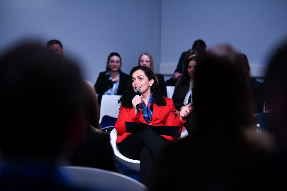 At #MSC2025, I was honored to join exceptional women leaders on the “Nevertheless, She Persisted!” panel.

Women’s place in peace and security is not a courtesy—it’s a cornerstone. Any process without women isn’t just incomplete; it’s set to fail.

Kosovo is proof: once a place