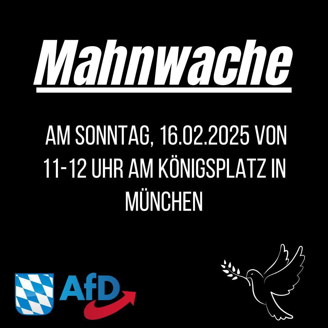 Heute bei der Mahnwache für die Opfer des islamistischen Anschlags in München. Trotz Kälte und Schneetreiben haben wir heute der getöteten Opfer gedacht! Leider wurde das Stille Gedenken durch die Schreihälse von AntiFa und anderen „bunten“ Organisationen gestört. Diese Gestalten