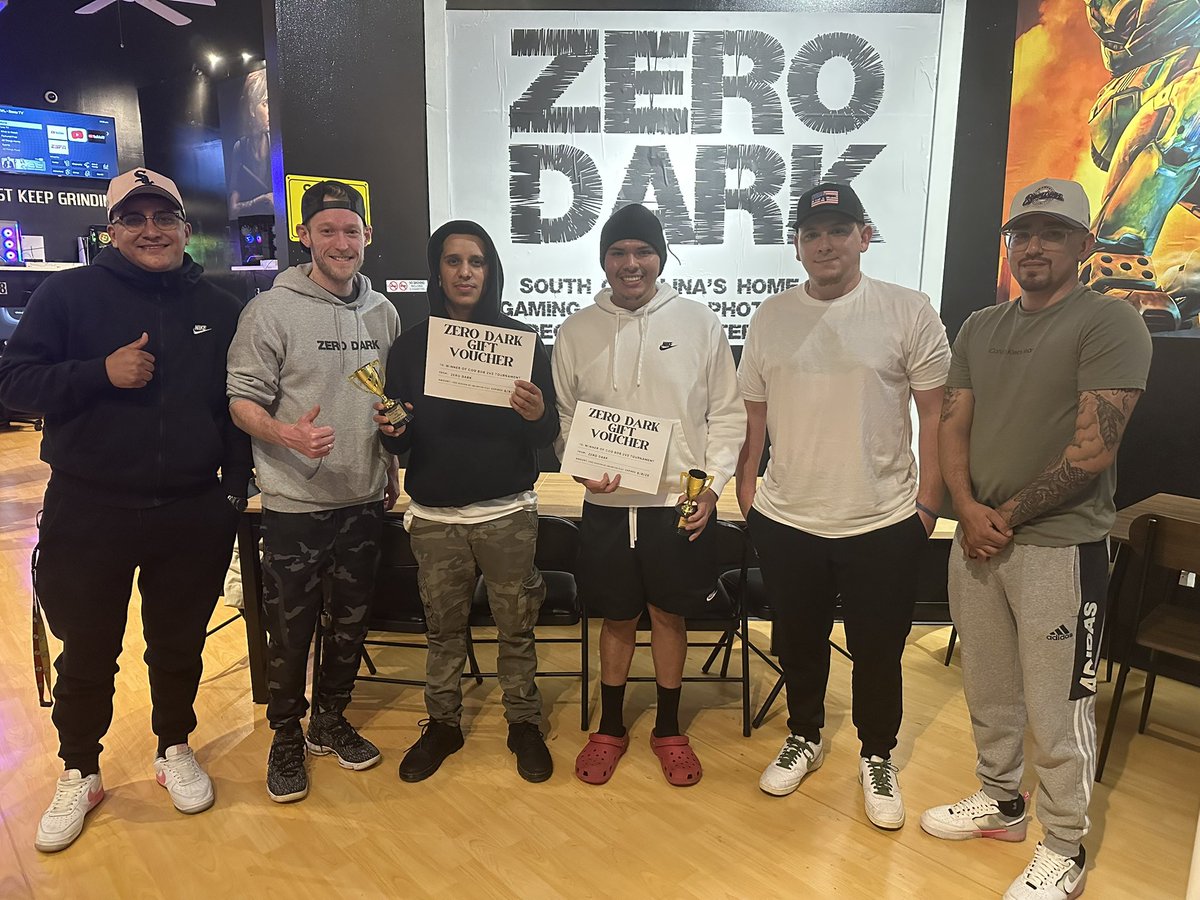 ZeroDarkEsports's tweet photo. Congratulations to TEAM PHANTOM ๐ ๐ on the Dominating Performance at Zero Darkโs first Call of Duty Black Ops 6 Tournament!
What. A. Night.
Just Getting Started!
Letโs Grind!
#ZeroDark https://t.co/diKBs0fcwh
