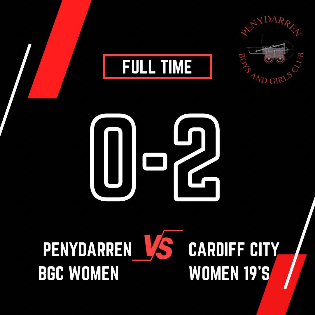 Our cup run comes to an end ❌

We go again next week! #UppaPen 🚂⚪️⚫️

Good luck to Cardiff City Women 19’s for the rest of the cup and their season 🤝🏻