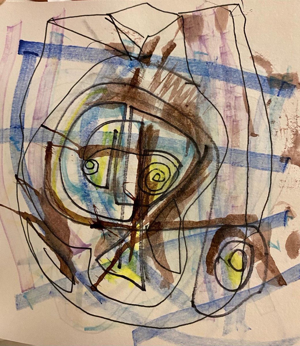 From my abstract sketchbooks circa 2021 2022 #kunst