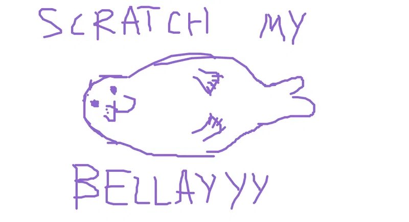 sketch my bellayyyy