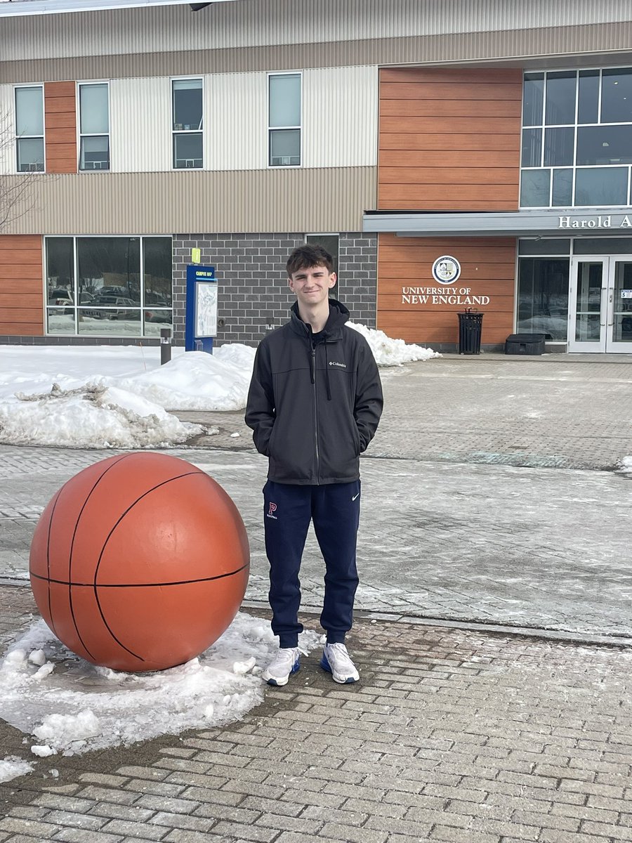 Thank you to Coach Silva and <a href="/UNEMBB/">UNE Men's Basketball</a> for having me! Great to hear about the program and catch a game.