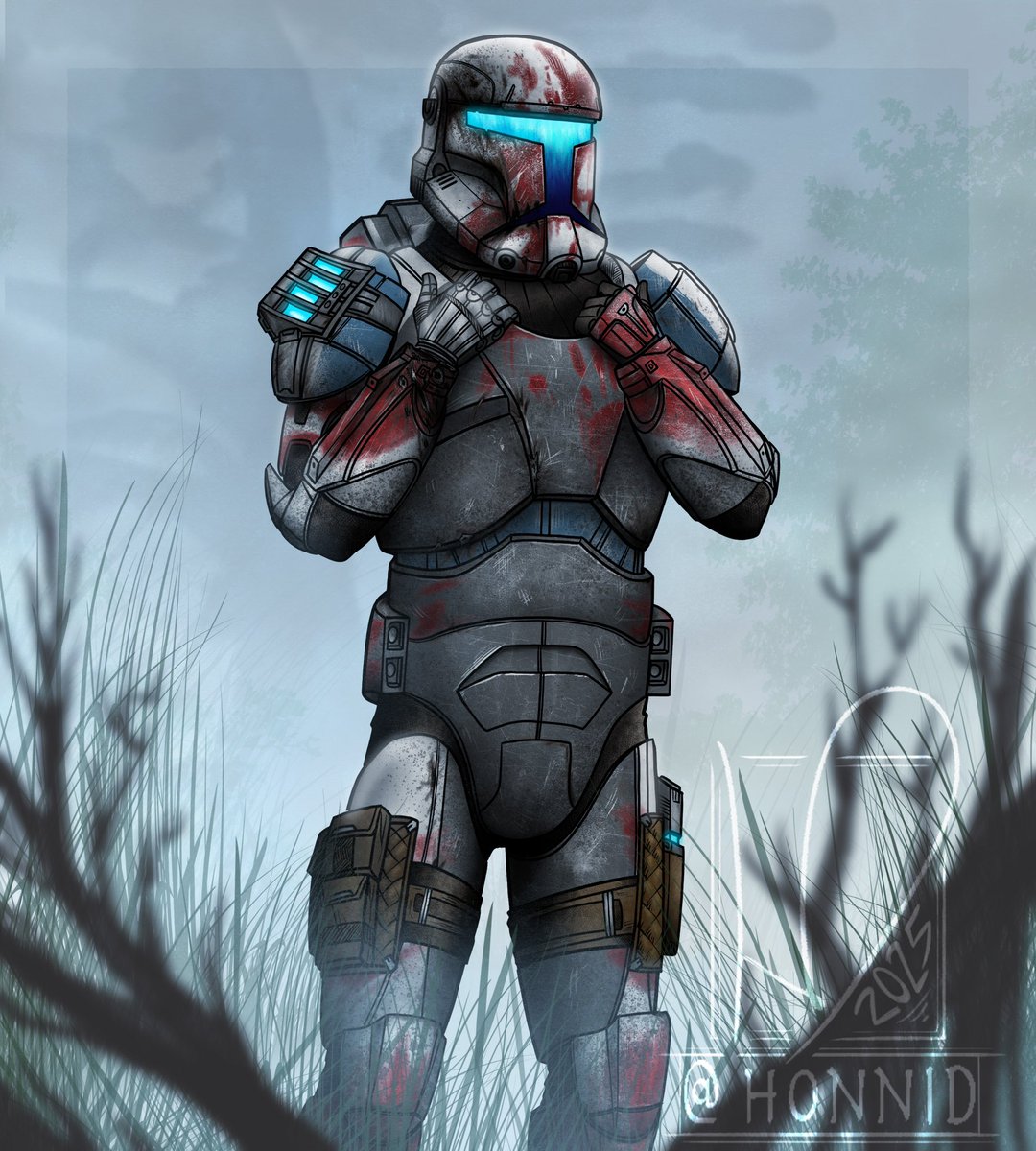 WhoKneeDavid's tweet image. “So when do we get started?”

Republic Commando Delta07 - “SEV” reporting for duty

Planned on going way bigger with this piece but found myself happy with a minimal take on post RC campaign Sev. I’ve got other plans for the boy but for now:
#republiccommando