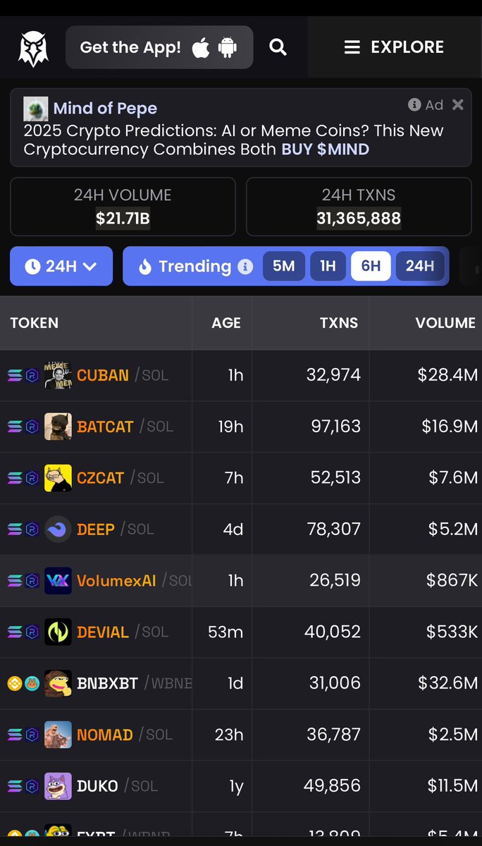 Tradesync28's tweet image. Scanning 24/7  the next  #100xdev 
Your favorite monkey 🙈 never stop to work💰 

Working for us to print absurd  tons of money 💵  trust the process if your believe me react to this post it take #1sec to do it #100xmemecoin