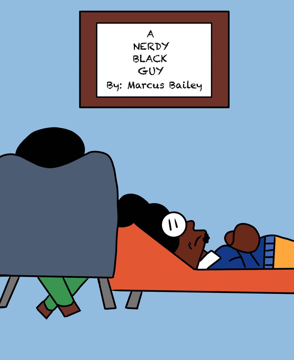 MarcusBDrawin's tweet photo. Ask questions. #ANerdyBlackGuyComic #DigitalArt #ComicStrip https://t.co/n6tsvgDjb7