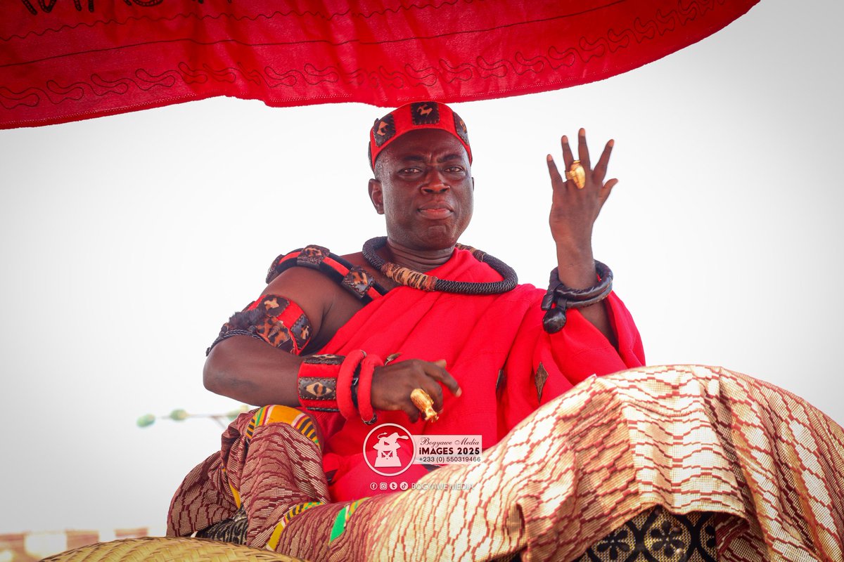 BogyaweMedia's tweet photo. A Majestic Arrival – Otumfuo Amoah Sasraku IV Honors Tradition 👑🔥
 #Twifomanhene #RoyalEntry #AncestralPride https://t.co/1IwgU2J5t9
