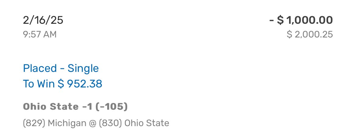 iParlayed's tweet image. 1k Ohio State 🏀