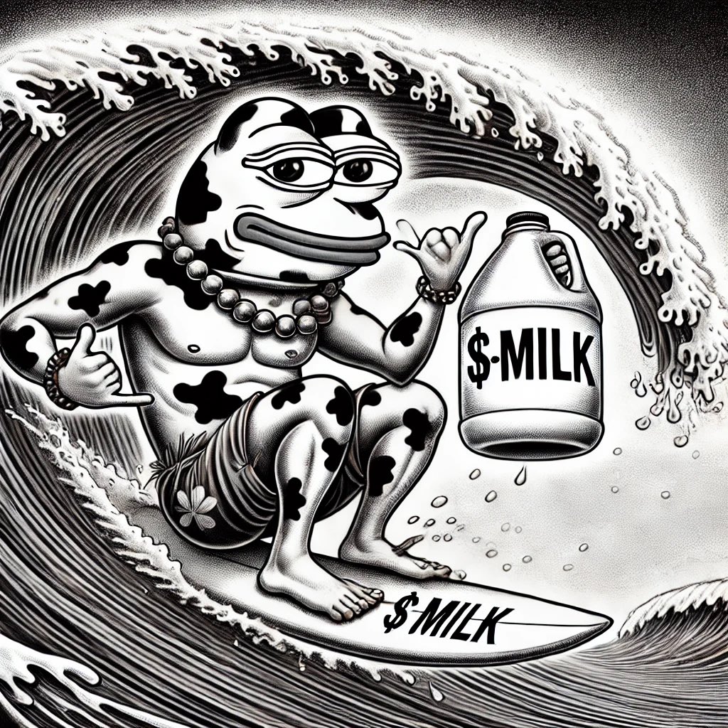 The waves are made of $milk brah