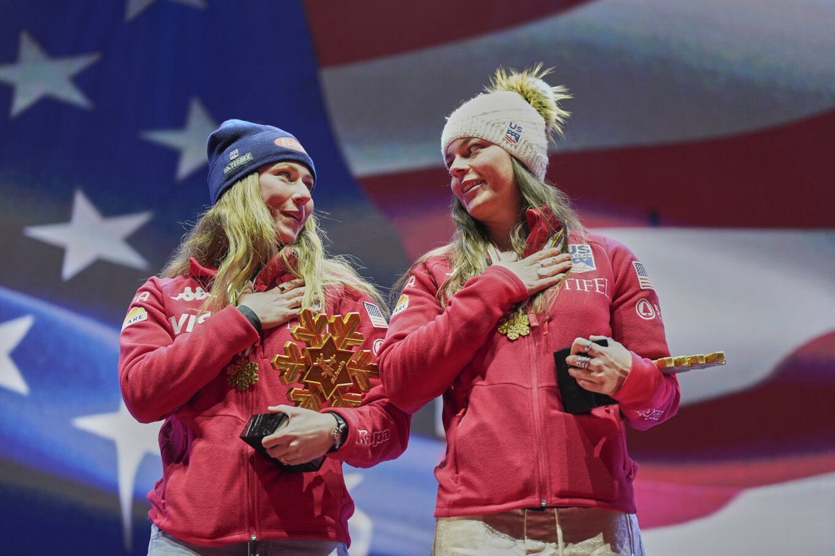 AndrewDampf's tweet image. It's not just @MikaelaShiffrin and @lindseyvonn
The @usskiteam has multiple medal contenders for next year's Olympics apnews.com/article/us-ski…