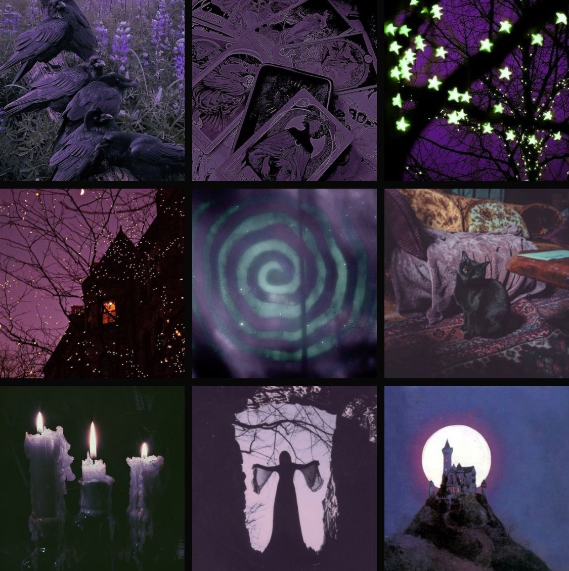 horrorsthetics's tweet photo. whimsigoth moodboard 🔮🌜 https://t.co/aL4JlIc0Iy