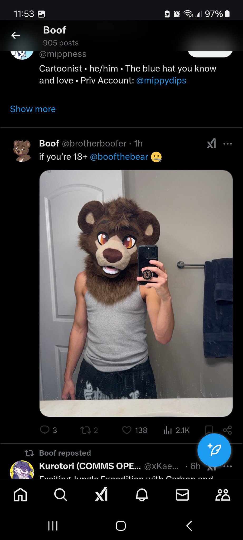 Jassper 🌺 ☀️ on X: cw  nsfw, censored cub porn Part of the reason I  have a paywall is to keep out minors! *Makes a public nsfw with cub porn in