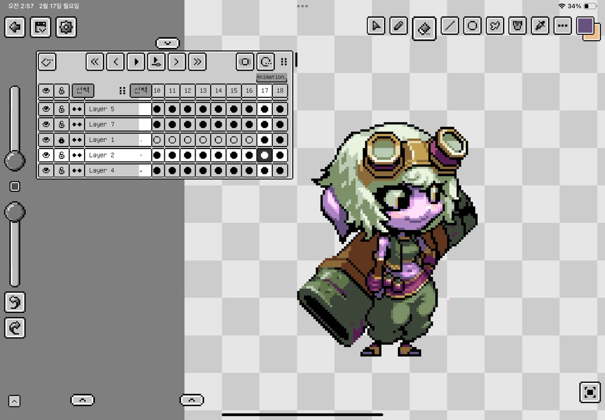 Tristana WIP
#pixelart