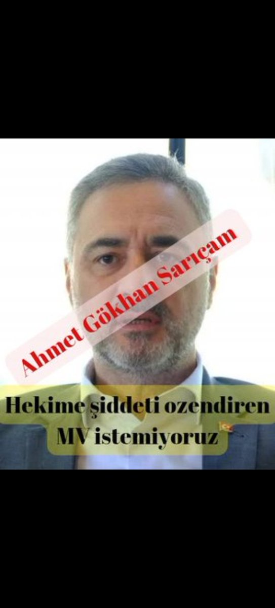 #AhmetGökhanSarıçamİstifa