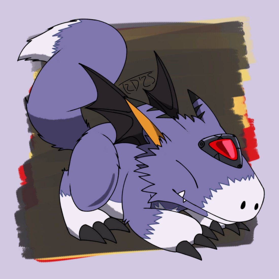 DORUmon is one of my favorite Digimon.
#dorumon #digimon #art