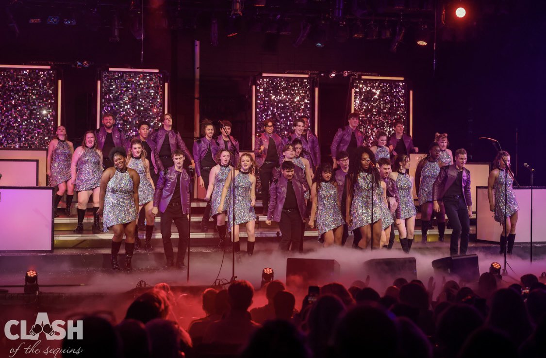 “First Edition” you rocked the stage!! Fantastic performance, thank you for joining us!🥳💗🥊#theclashcomp #clashofthesequins #showchoir