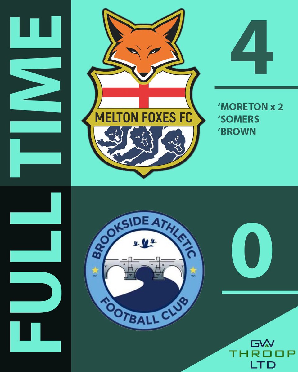 Melton Foxes Seniors (@mffc_seniors) on Twitter photo Another big win!
MOTM - Nathan Bown π 
<a href="/LeicsCFL/">LCFL Sponsored by Uptonsteel</a> Another big win!
MOTM - Nathan Bown π 
<a href="/LeicsCFL/">LCFL Sponsored by Uptonsteel</a>