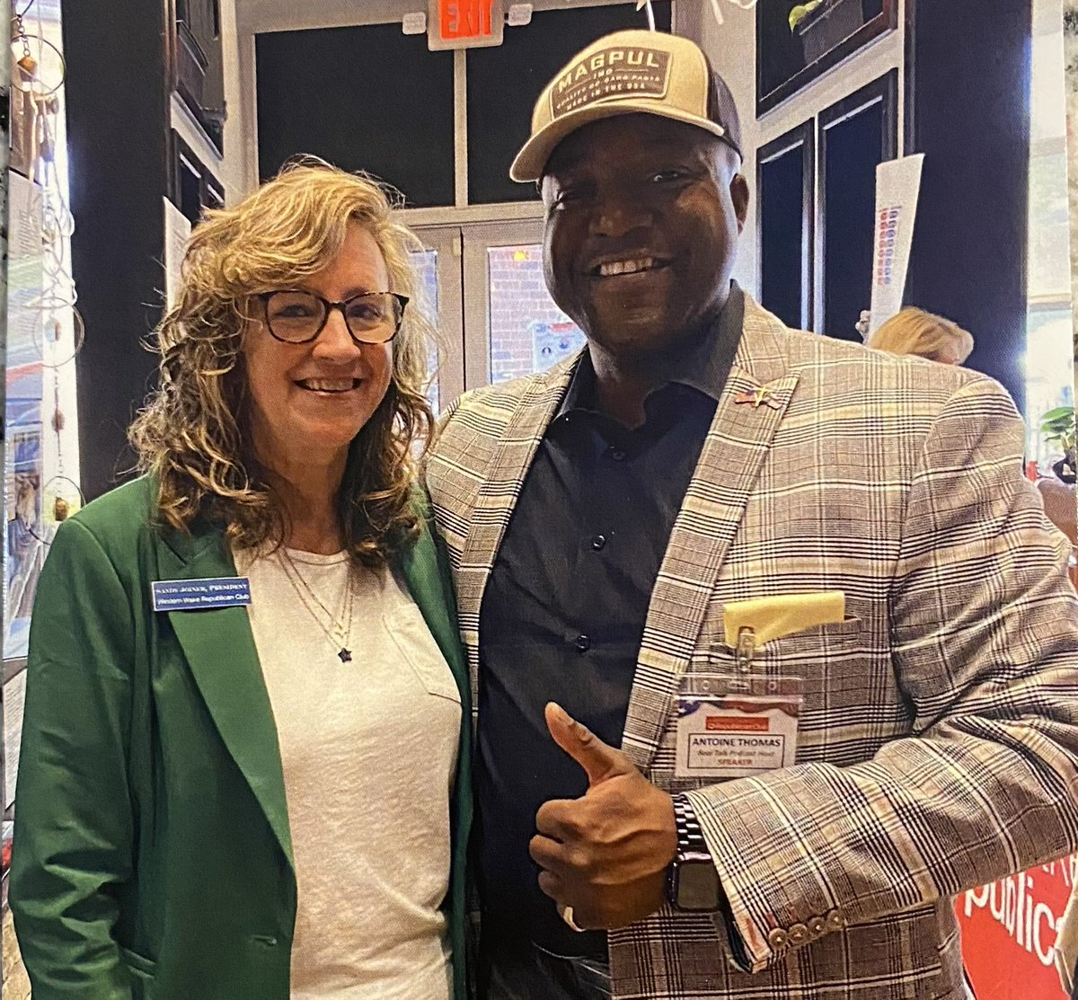 JoinerSandy's tweet photo. We are honored and proud of the wonderful endorsement we received from Antoine Thomas and are grateful for his work as the National Grassroots Members Director at Blexit. Thanks for your faith and confidence in our team!

#ncpol #teamonewake #BLEXIT https://t.co/YurNVu4zIv