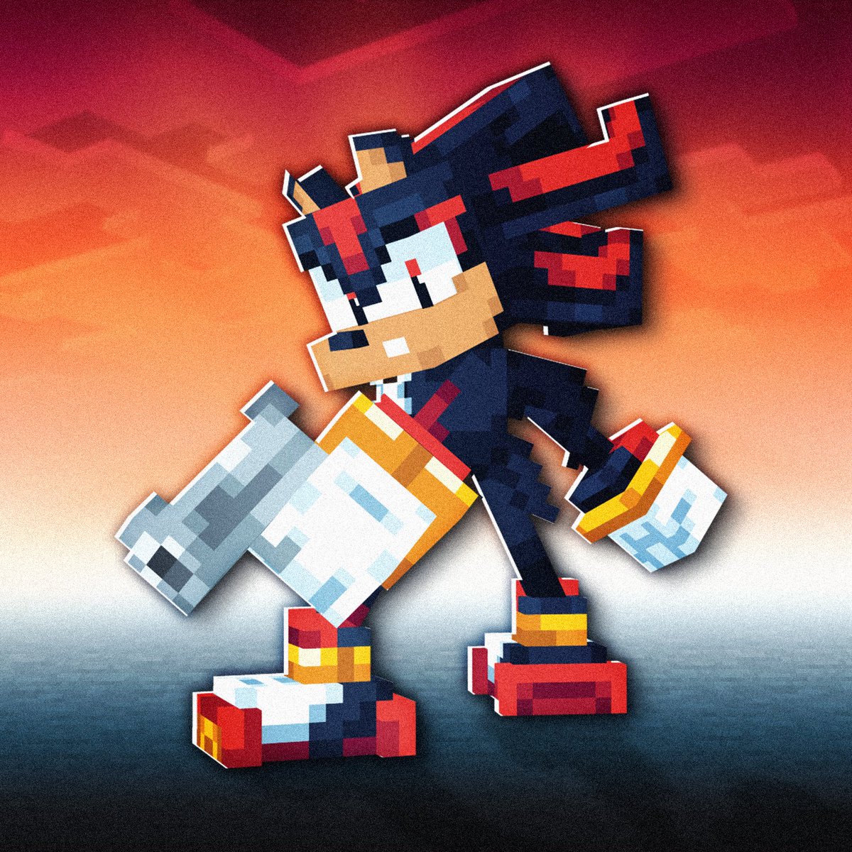 SHADOW WITH A GUN!

#ShadowTheHedgehog   #SonicTheHedgehog #Minecraft #Blockbench