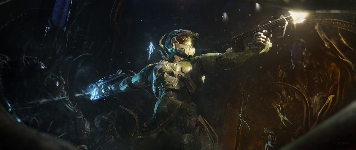 JackFerrisArt's tweet photo. Yeah, Halo 3 is my favorite game - what gave it away? https://t.co/UiodomV0qr