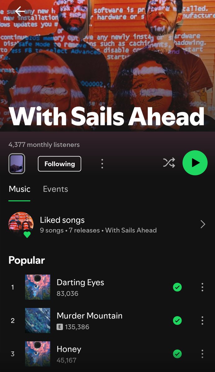 WITH SAILS AHEAD tweet media