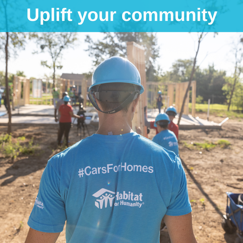 Each car donation has the power to uplift your local community. Donating your old vehicle directly supports affordable housing programs that provide stability and hope to families in need in your area.

Make an impact today bit.ly/37tKx5S