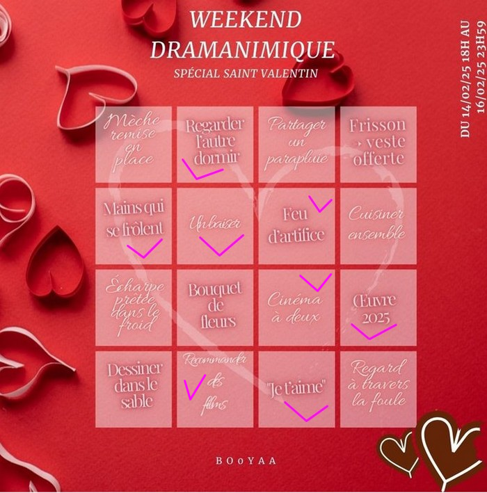 SagaFloriansa's tweet photo. #WEdramanimique Episode 6 Impression of Youth 8h45 + 27min=9h12
C'est ainsi ainsi que je termine cette session avec 0 ligne du bingo complète.
Lanxin m'a ému aux larmes. Quelqu'un peut m'expliquer comment un personnage qui n'apparait qu'en souvenirs peut être mon perso préféré ? https://t.co/Fu4ZJbN3n9