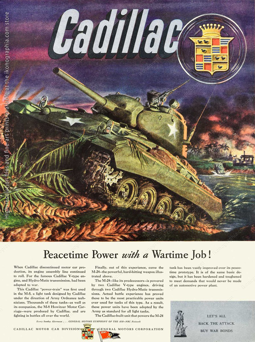 jonwerthen's tweet image. Did you know @Cadillac built thousands of engines for the M5 Stuart light tanks, a cornerstone of Allied armored divisions in WWII? Their contribution, along with other military production, exemplified the American spirit of innovation and sacrifice.