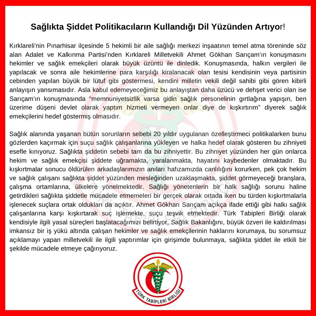 #AhmetGökhanSarıçamİstifa