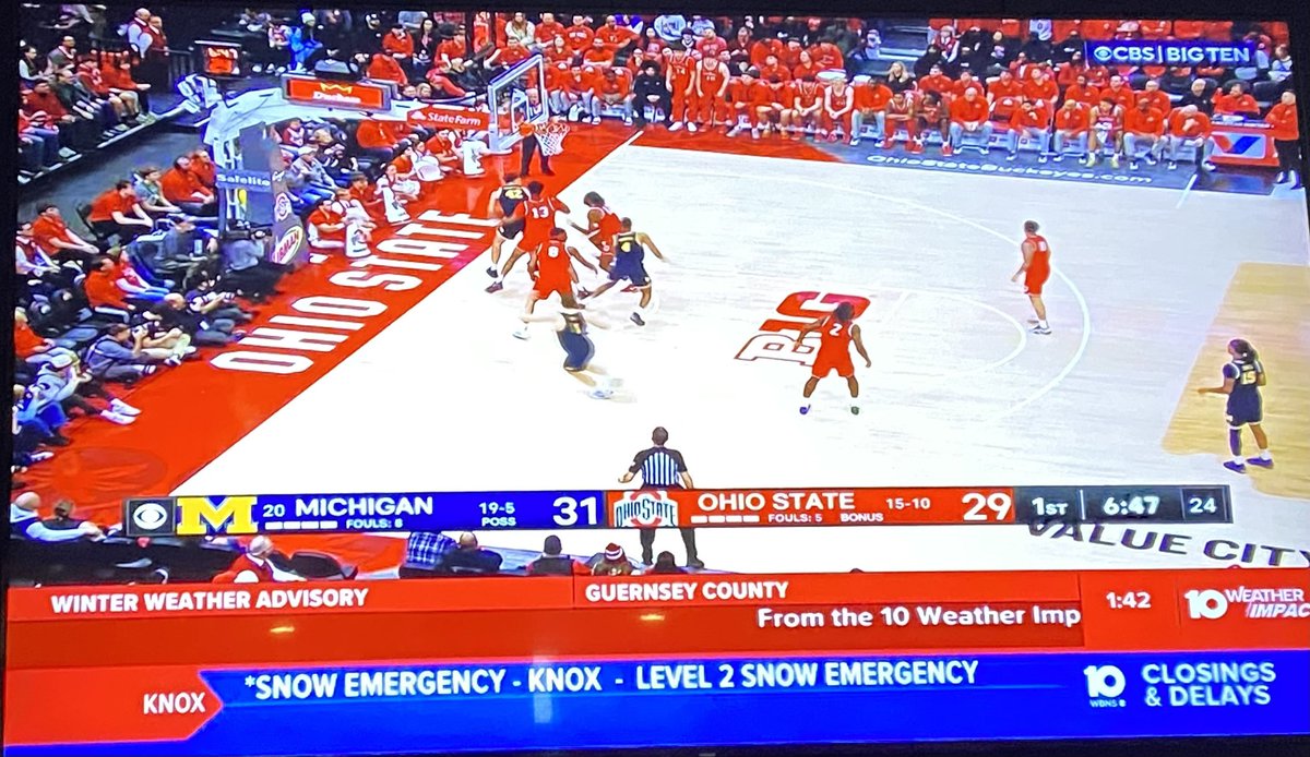 I had no idea today’s basketball game was on Bloomberg TV.