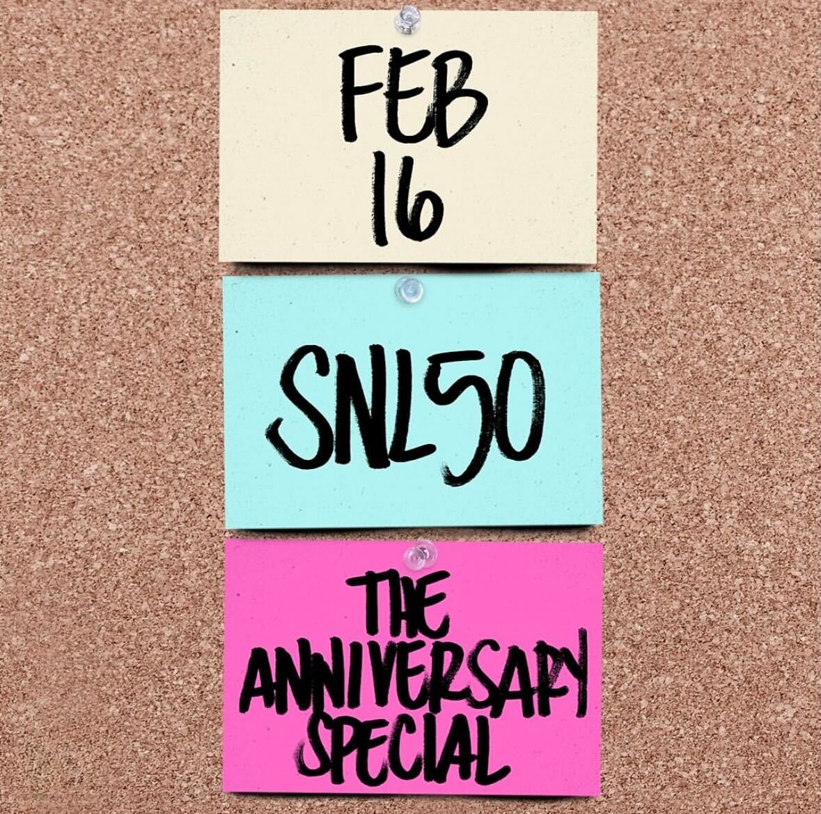 #SNL50: The Red Carpet starts at 7pm ET followed by SNL50: The Anniversary Special at 8pm ET!