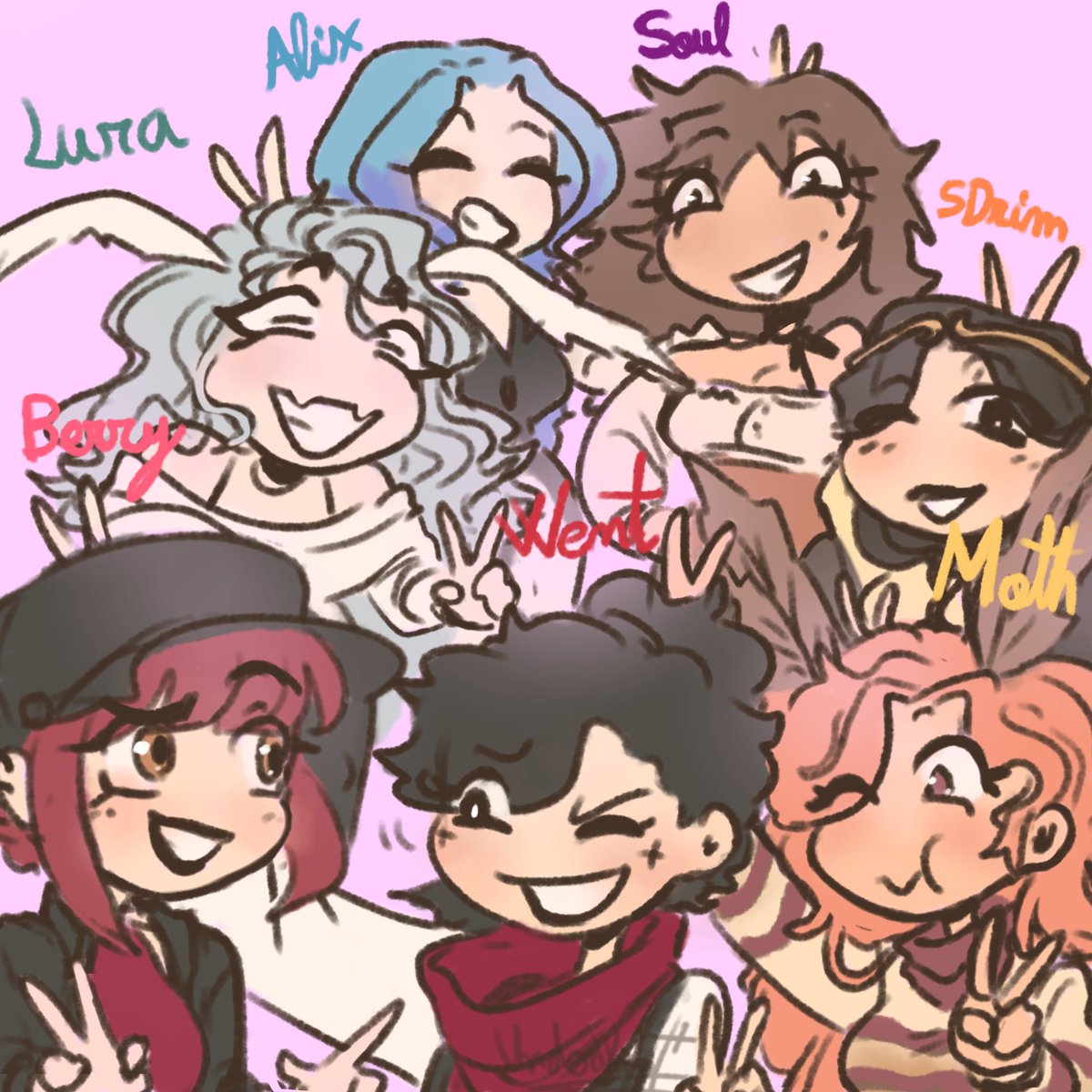 Underwent04's tweet photo. Regalito para estas señoras locas. XD Me sacan unas buenas risas.
@LuramineDaVinci @cupcakeberry14 @6Pumpkin_goat6 @AliceLara981021 @tu_vieja_cholo @wilbur_urhappy 

#ValentinesDay #art #friends #chibiart #underwent #undertale https://t.co/Kk252GVN77