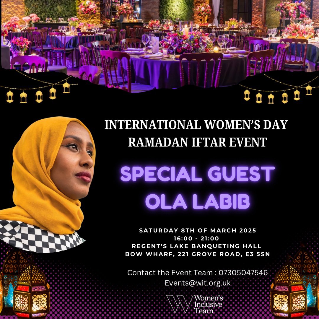 💜 We are looking forward to our annual Women’s International Day event! If you haven’t got your tickets yet; click here! eventbrite.co.uk/myevent?eid=12….. #IWD2025 #InternationalWomensDay #Towerhamlets #EmpoweringWomen