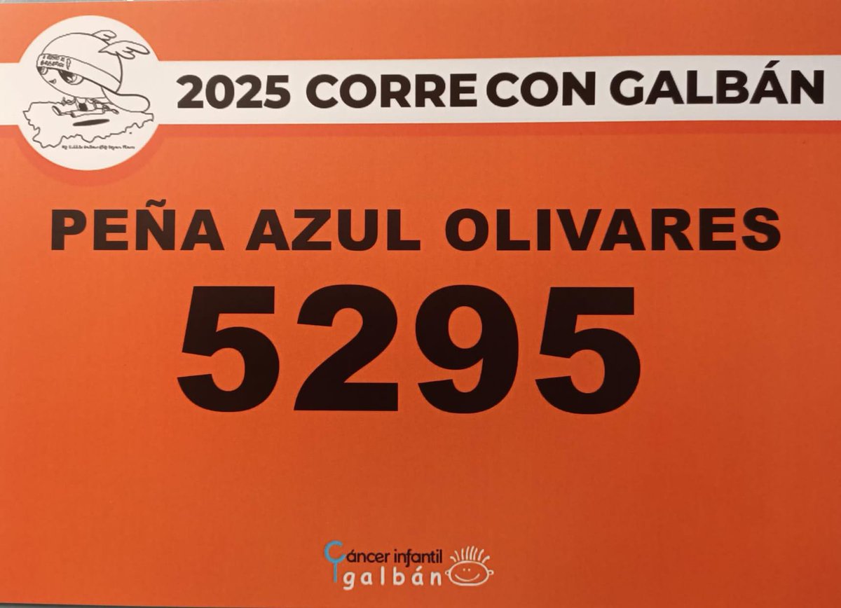 Bajo el lema "Corre contra el cáncer infantil" está mañana hemos participado en la VII Marcha Carrera Galban🧡

#CarreraGalban2025 #SiempreContigo #NuncaCaminarasSolo #CorazonAzul