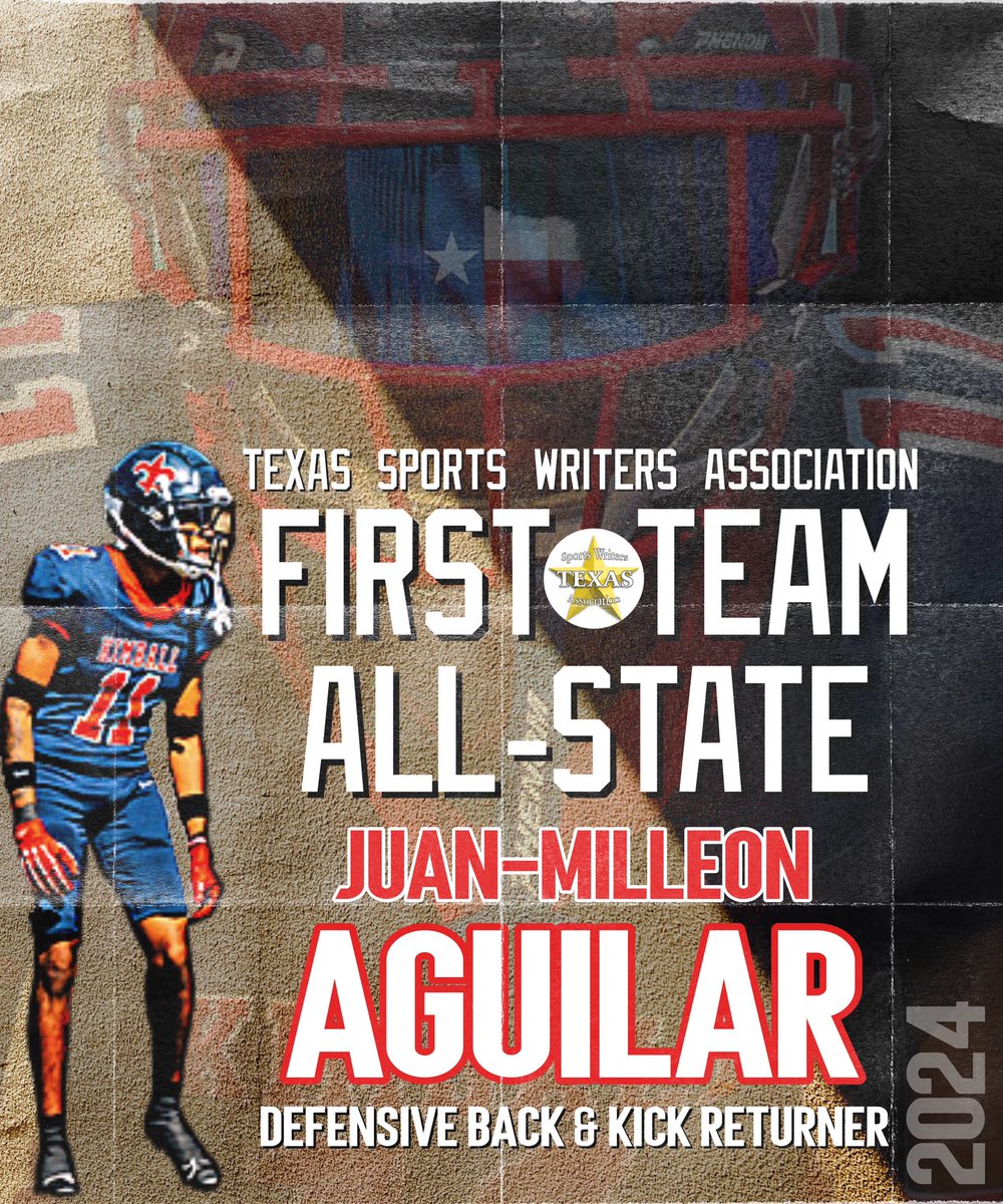 Juan-Milleon Aguilar🪤 (@xjuanmillx) on Twitter photo Blessed to be selected for TSWA 1st team All-State two years in a row. Thanks to all my <a href="/StillKimball/">Kimball Knights Football🏈</a> coaches and teammates #QBTrappin🪤
<a href="/CoachBam16/">Bam Harrison</a> <a href="/CoachCulton/">Montiese Culton Sr., M.Ed</a> <a href="/KoachG2/">Koach Gee ⛓️</a> <a href="/TxAlpha06/">Coach Batty 🤙🚂 ❄️</a> <a href="/Drobsofly/">Damien Robinson</a> <a href="/MTTyeskie1/">M.T. Tyeskie, M.Ed.,RAA,TAAC</a> <a href="/TJCFOOTBALL/">Tyler JC</a> Blessed to be selected for TSWA 1st team All-State two years in a row. Thanks to all my <a href="/StillKimball/">Kimball Knights Football🏈</a> coaches and teammates #QBTrappin🪤
<a href="/CoachBam16/">Bam Harrison</a> <a href="/CoachCulton/">Montiese Culton Sr., M.Ed</a> <a href="/KoachG2/">Koach Gee ⛓️</a> <a href="/TxAlpha06/">Coach Batty 🤙🚂 ❄️</a> <a href="/Drobsofly/">Damien Robinson</a> <a href="/MTTyeskie1/">M.T. Tyeskie, M.Ed.,RAA,TAAC</a> <a href="/TJCFOOTBALL/">Tyler JC</a>