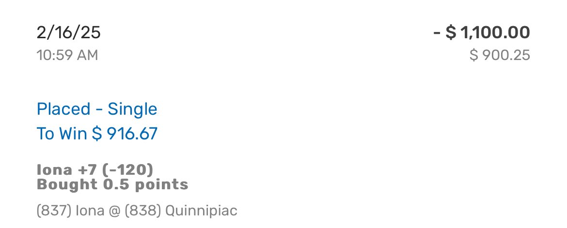 iParlayed's tweet image. Iona +7 🏀