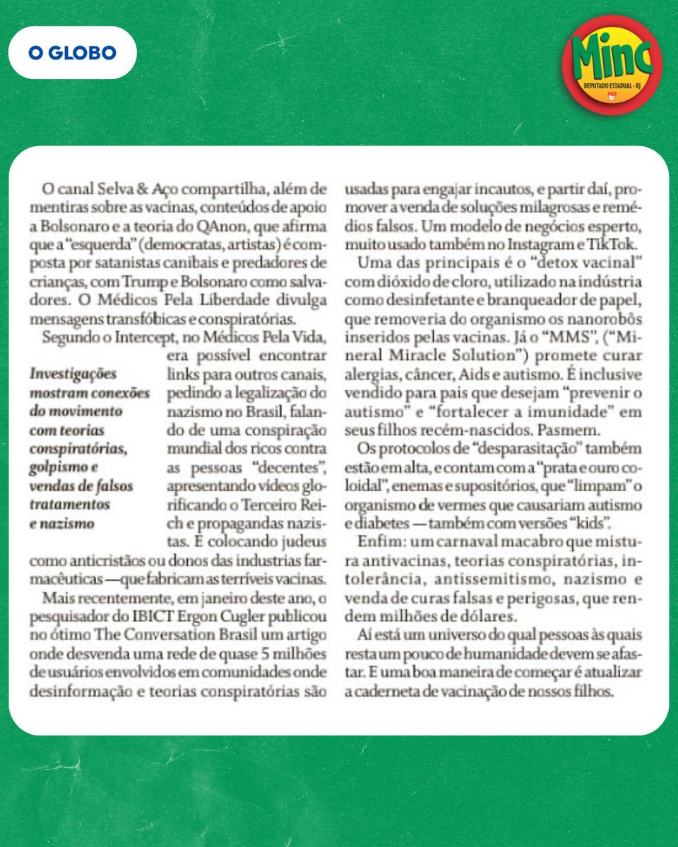 Carlos Minc tweet media