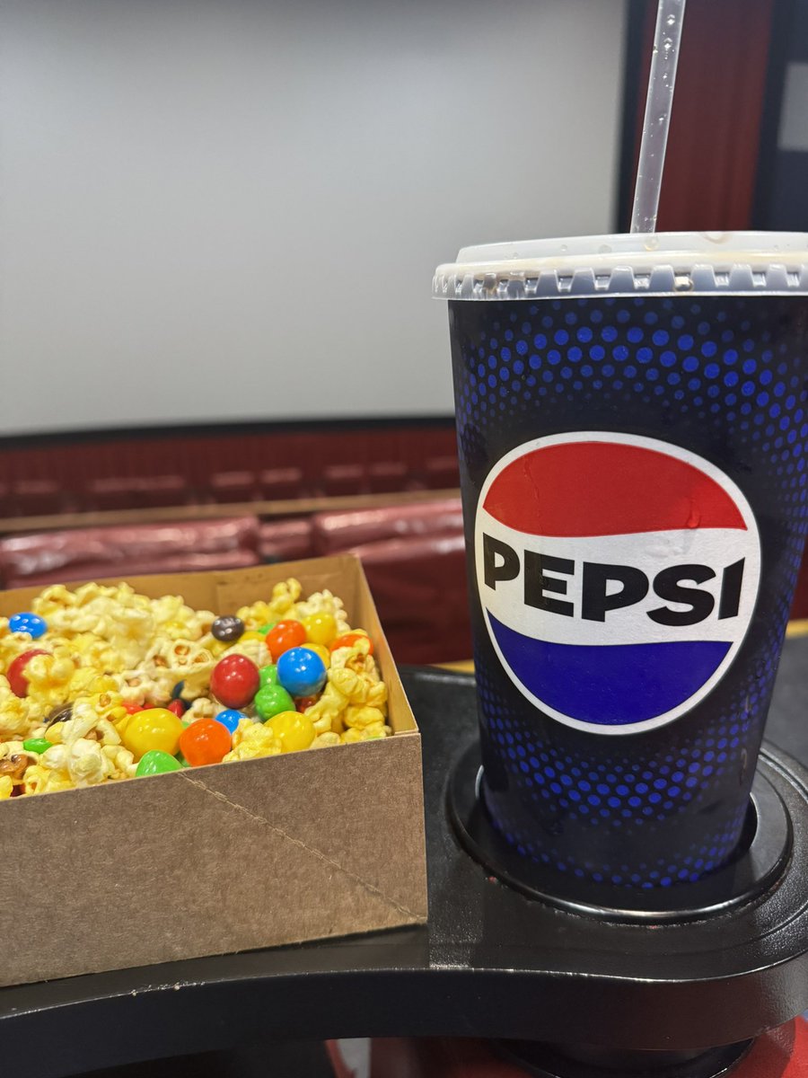 How are you spending your weekend? I'm watching the new Marvel Captain America movie with my favorite flick snacks: Pepsi, popcorn, and M&amp;Ms.

<a href="/MarvelStudios/">Marvel Studios</a> <a href="/pepsi/">Pepsi</a> <a href="/mmschocolate/">M&M’S</a>