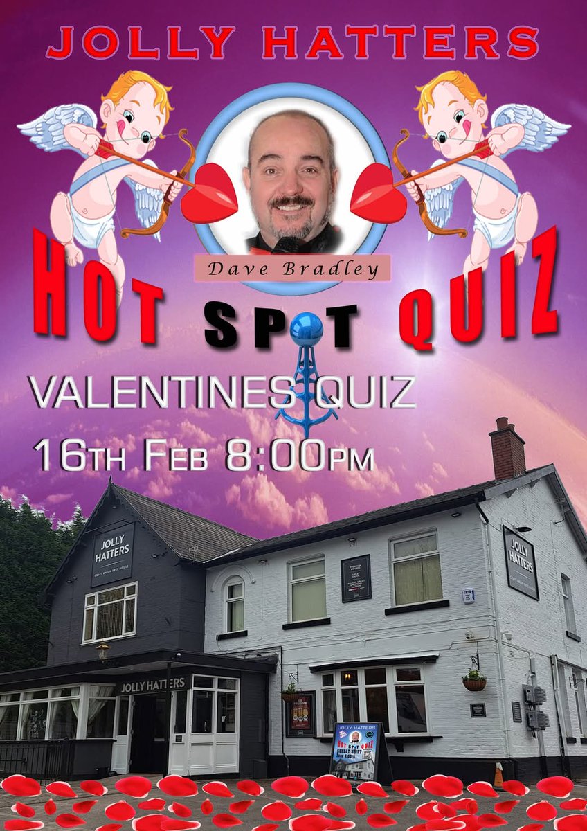 If you're not all romanced out yet and would like one last chance to feel the LO💘E in the air, join Quizmaster <a href="/DaveDDecks/">DJ Dave Bradley 🙏🇺🇦🙏</a> tonight from 8pm over in Haughton Green in Denton at <a href="/JollyHattersM34/">Jolly Hatters</a> Manchester
Last Nights Northern Soul Night was unbelievably brilliant but this