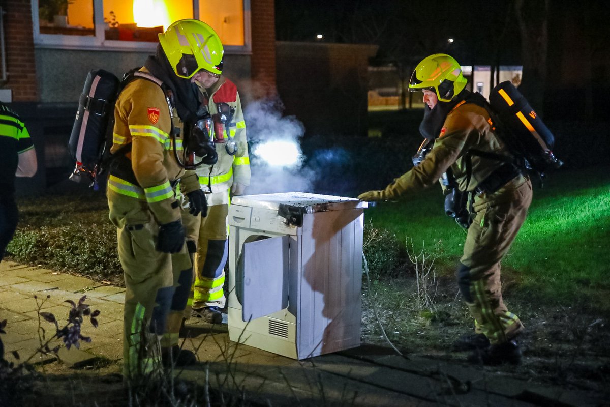 Brand in appartement Apeldoorn door wasdroger
