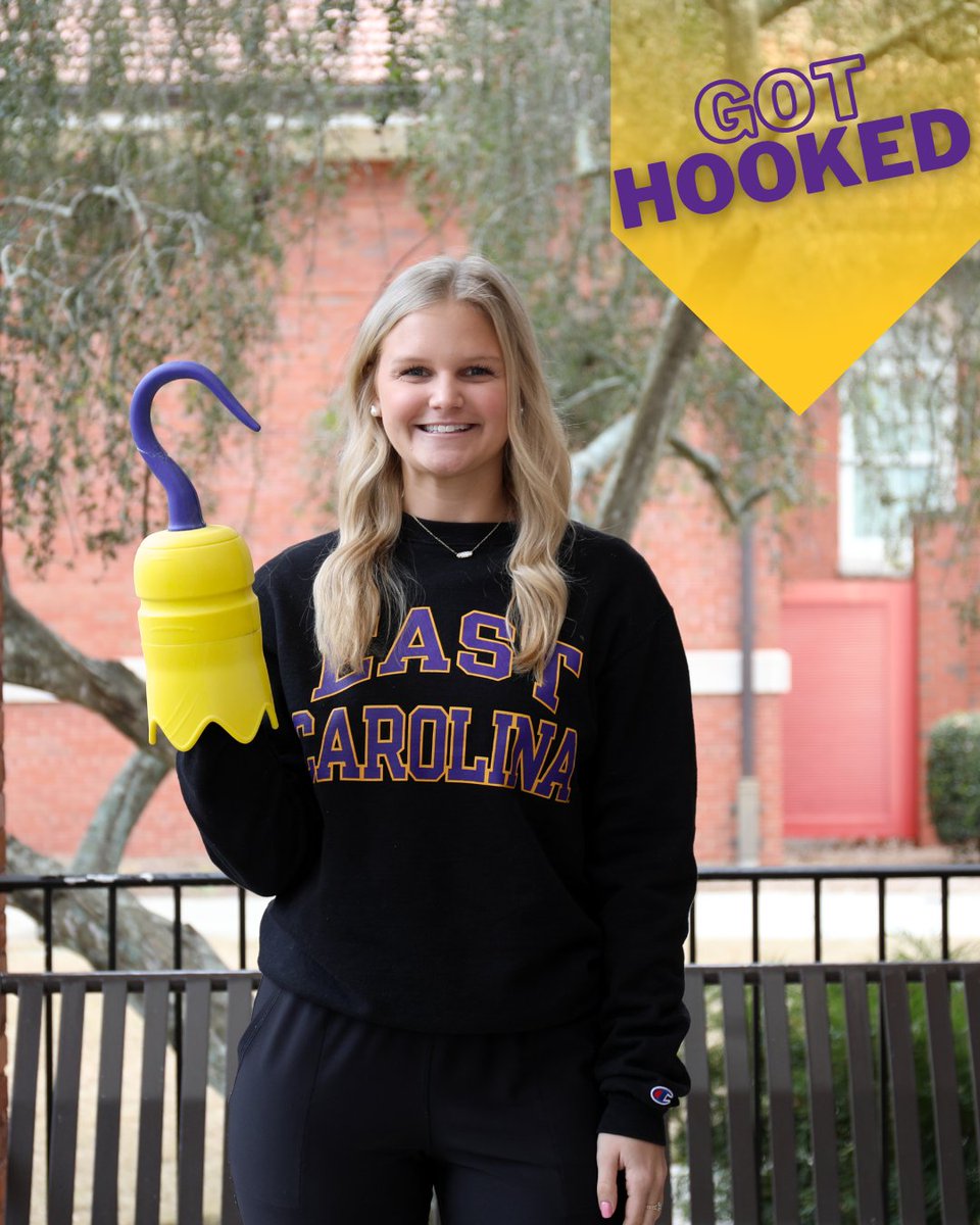 Kenison Parker "got hooked" by ECU's Doctor of Physical Therapy program! Kenison is an exercise physiology major and will graduate this May.