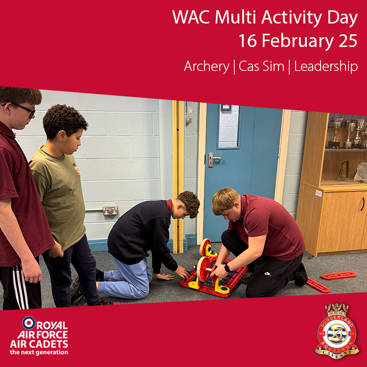 13 cadets have returned from our Wing Activity Centre after a fun filled day!

Enjoying a great mix of activities from across the RAFAC syllabus, our cadets were able try their hand at something new &amp; exciting with lots of smiles and laughter...

Look out for future trips on CP!