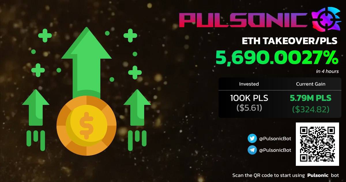 Looking for a fast Telegram trading bot on PulseChain? Try Pulsonic Bot – built for speed and precision.

✅ Trade any token on DEX
✅ Buy &amp; sell on Pump.Tires
✅ Snipe every new Pump.Tires deploy before the crowd

Link: t.me/PulsonicBot?st…

Stay