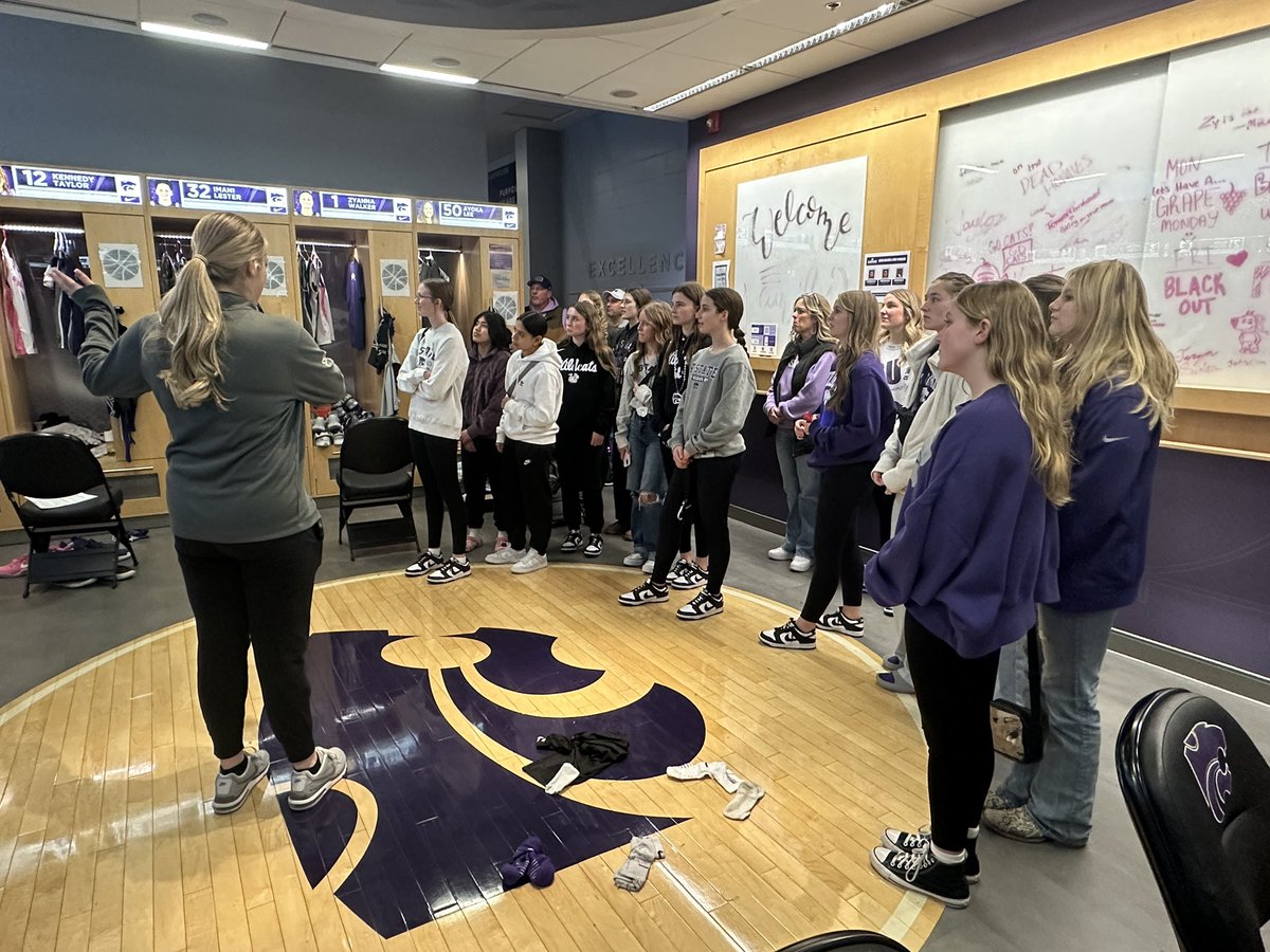 HHS LadyLonghorns BB (@holcomb_girlsbb) on Twitter photo Our Lady Longhorns enjoyed some time together and traveled to Manhattan to watch <a href="/KStateWBB/">K-State Women's Basketball</a> in action!!!
We had a great time touring the practice facility, watching the game and spending time together!
Thank you Matt and Jennifer Jones for putting this trip together for us! Our Lady Longhorns enjoyed some time together and traveled to Manhattan to watch <a href="/KStateWBB/">K-State Women's Basketball</a> in action!!!
We had a great time touring the practice facility, watching the game and spending time together!
Thank you Matt and Jennifer Jones for putting this trip together for us!