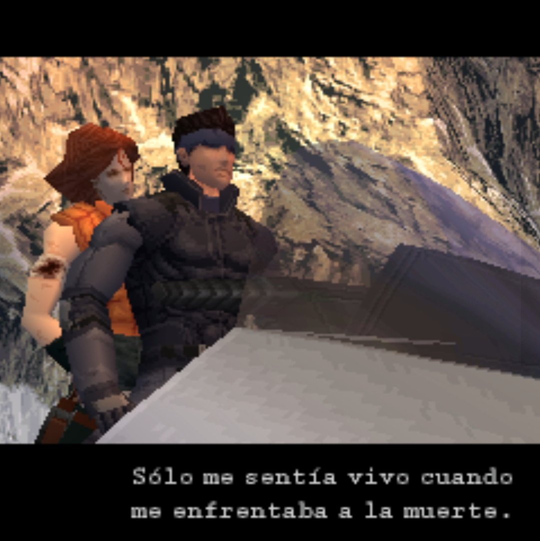 SergiioAP21's tweet photo. Ayer acabé mi primer Metal Gear Solid, os comparto esta pedazo  de frase de Solid Snake.

Es una puta maravilla de videojuego, a pesar de ser 1998, destaca en los siguientes aspectos: historia, personajes, banda sonora, doblaje, bosses, etc.

Kojima es un genio. https://t.co/5z3o8sRPLN