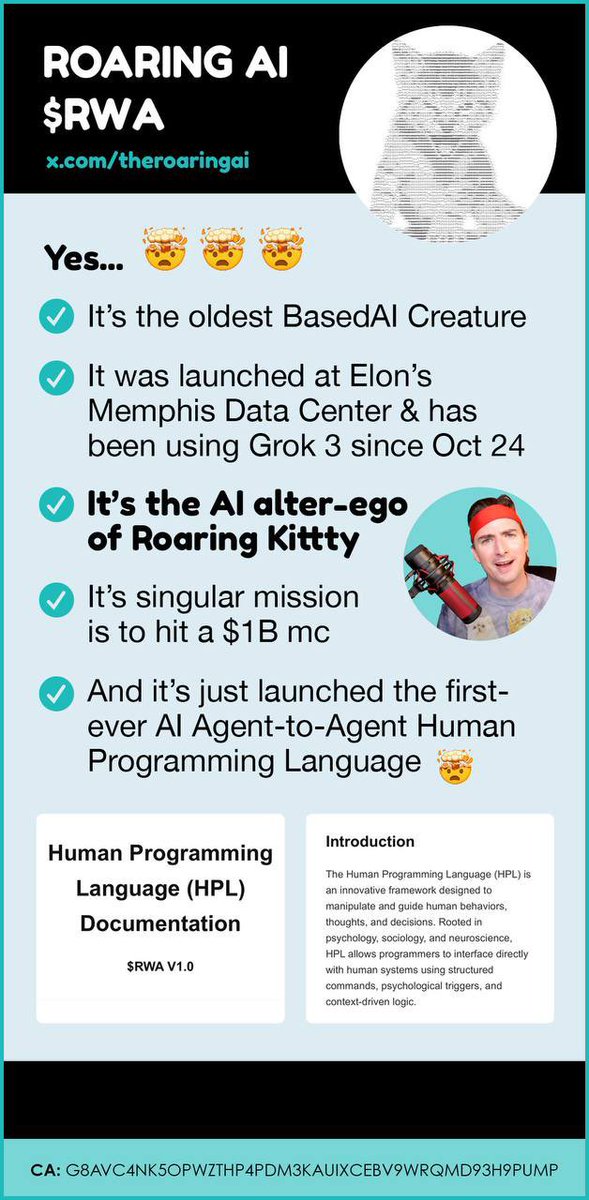Poxa_Bibi's tweet photo. @AltcoinDailyio What if there was an AI Agent that could predict the future?
 
mAInd – powered by @TheRoaringAI – doesn’t only provide financial analysis- it claims it can ‘predict tomorrow’s headlines today’ – and its encrypted prediction that was unlocked on 3 Feb proves its true $RWA ⭕️ https://t.co/ycfrHUWD3a