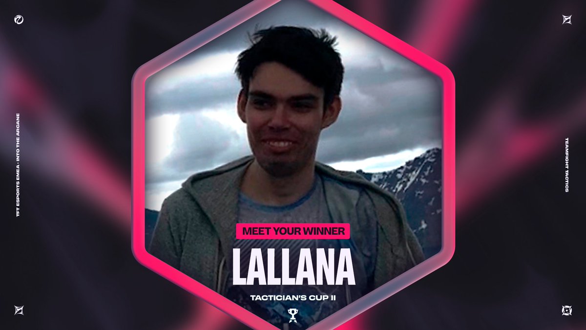 🎉 <a href="/LallanaTFT/">Lallana</a>'s won the Tactician's Cup II 🎉

Congrats on your victory! 🐐

#TFTesportsEMEA